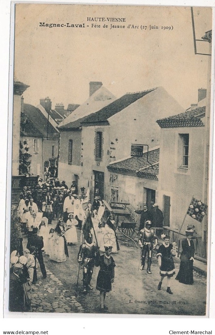 MAGNAC-LAVAL : Fete De Jeanne D'arc (27 Juin 1909) - Etat - Other & Unclassified