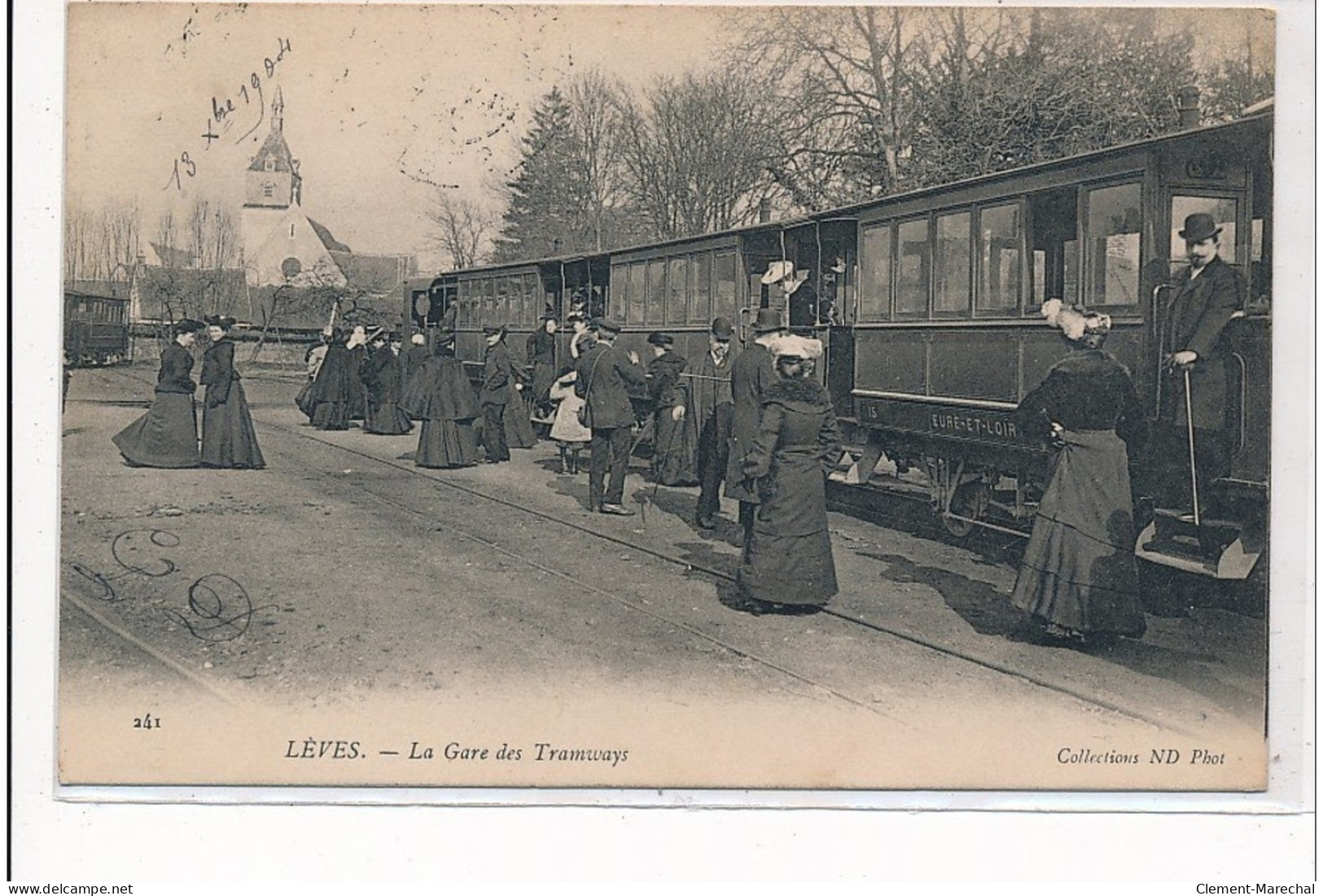 LEVES : La Gare Des Tramways - Tres Bon Etat - Lèves