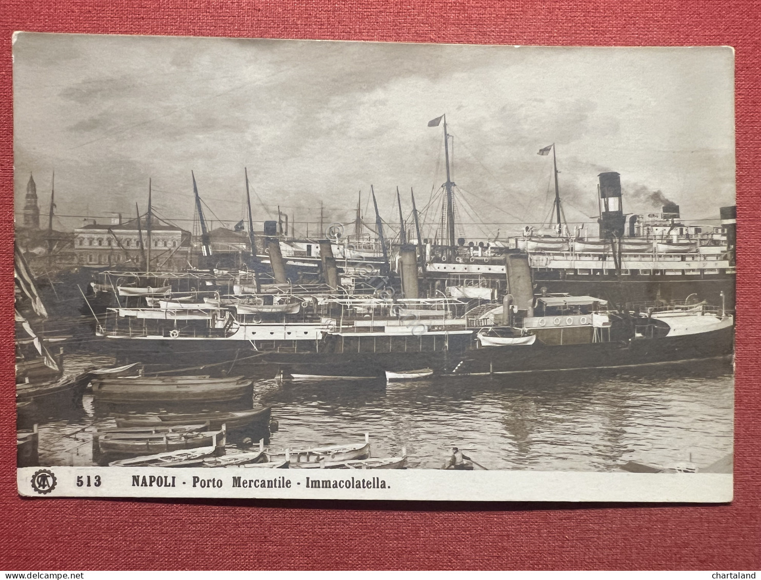 Cartolina - Napoli - Porto Mercantile - Immacolatella - 1920 Ca. - Napoli (Napels)