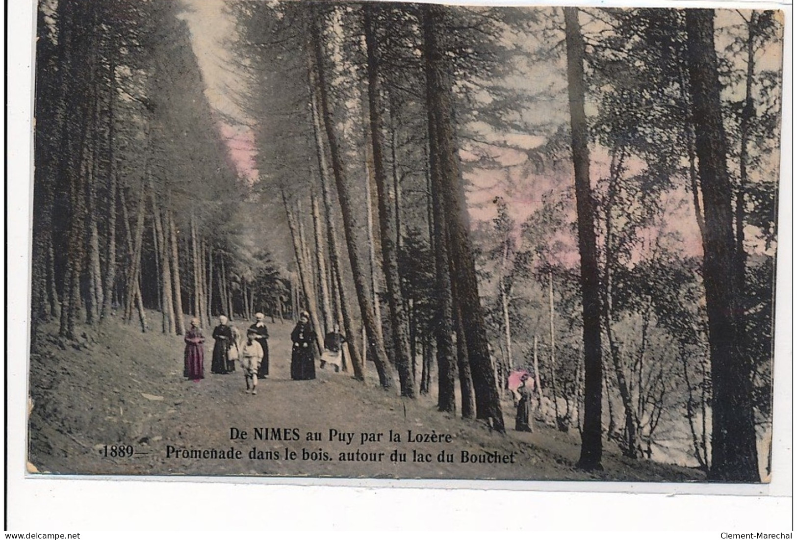 NIMES : Promenade Dans Le Bois, Autour Du Lac Du Bouchet - Tres Bon Etat - Autres & Non Classés