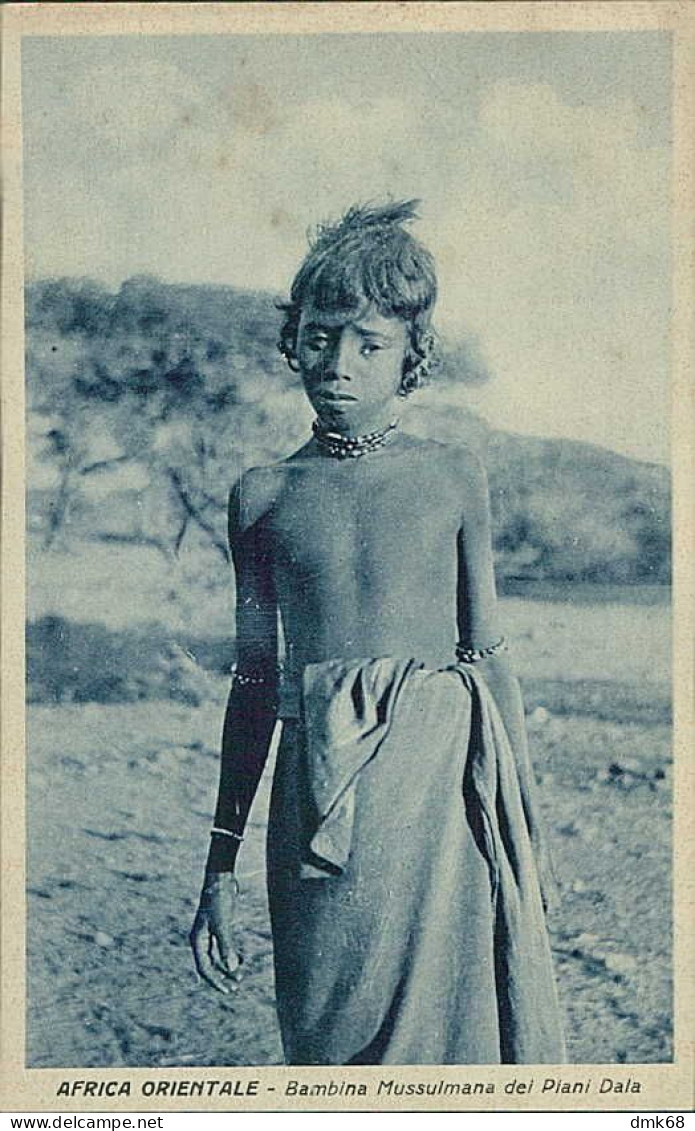 AFRICA - ERITREA - BAMBINA MUSULMANA  / MUSLIM GIRL - ED. BASSI - 1930s (12547) - Eritrea