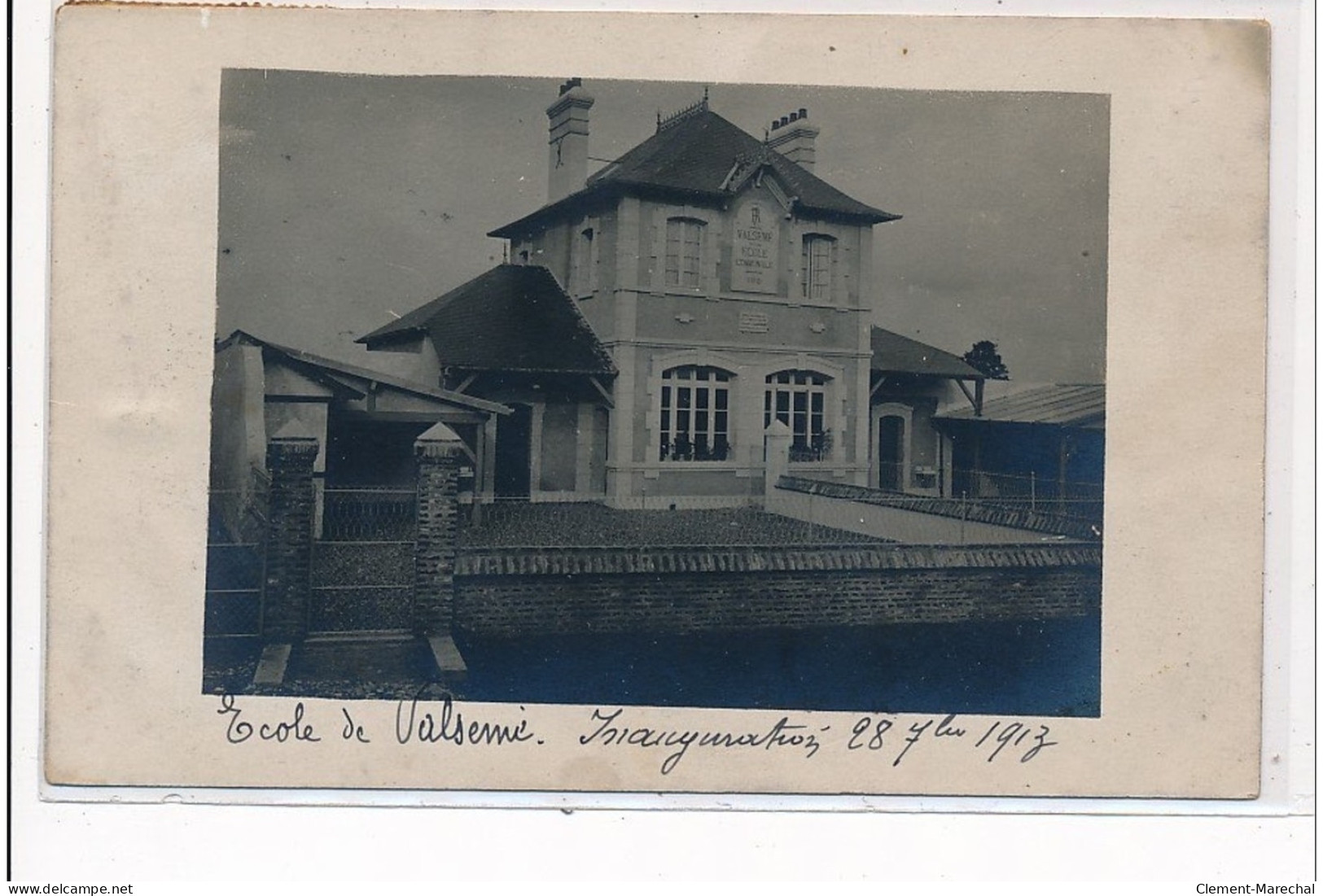 VALSEME : Ecole De Valseme, Inauguration 1913 - Tres Bon Etat - Sonstige & Ohne Zuordnung