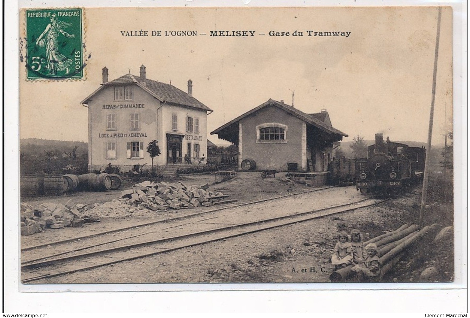 MELISEY : Gare Du Tramway - Tres Bon Etat - Autres & Non Classés