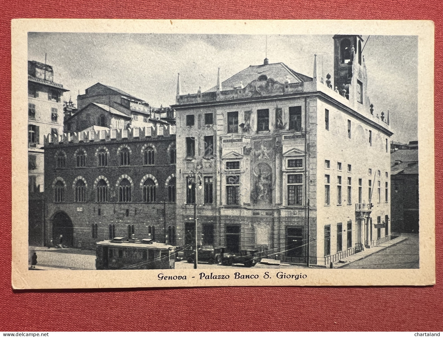 Cartolina - Genova - Palazzo Banco S. Giorgio - 1920 Ca. - Genova (Genua)