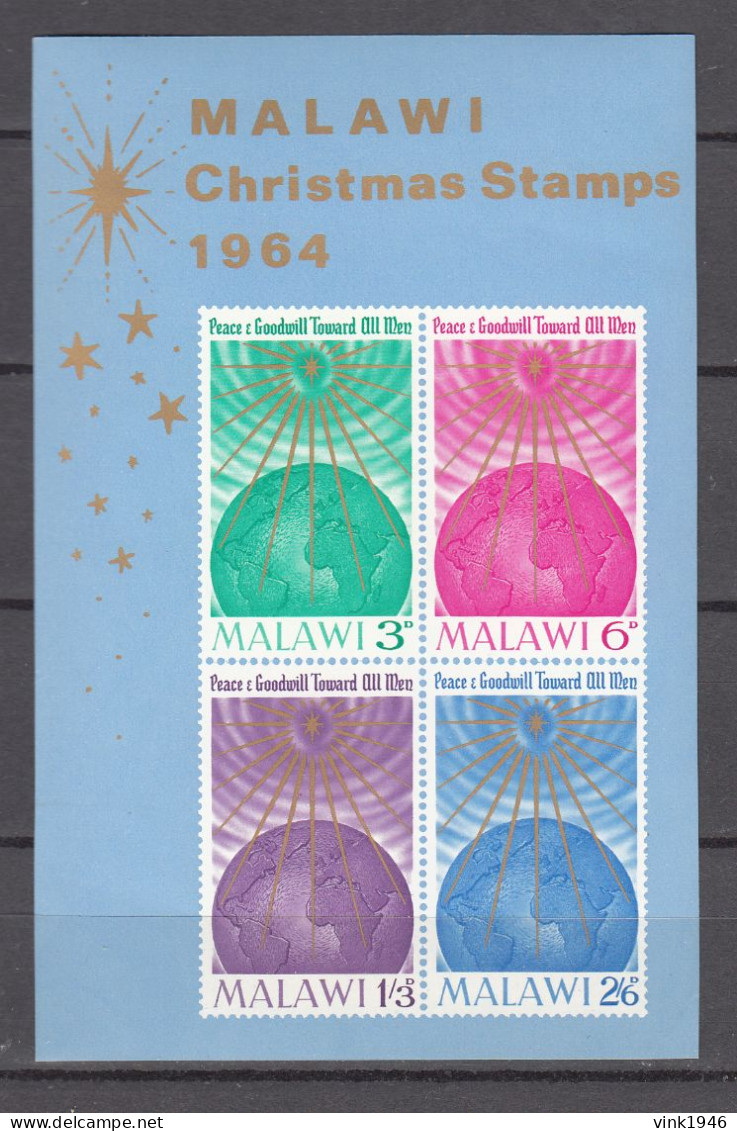 Malawi 1964,4V In Block,Christmas,kerstmis,MNH/Postfris(L4471)) - Noël