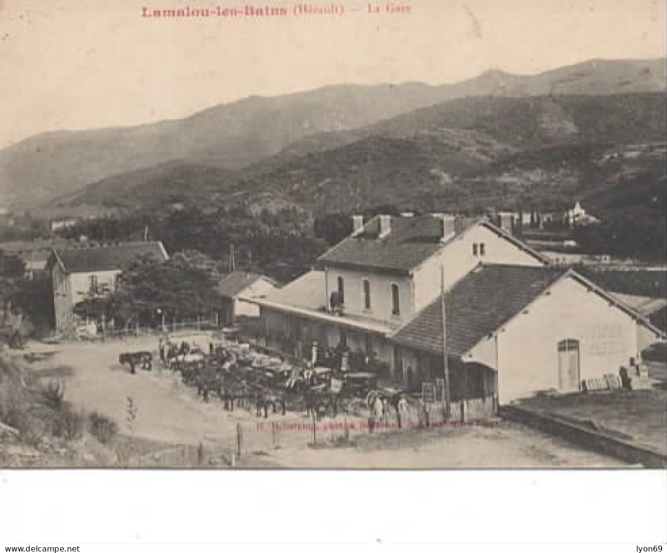 LAMALOU LES BAINS  LA GARE - Lamalou Les Bains