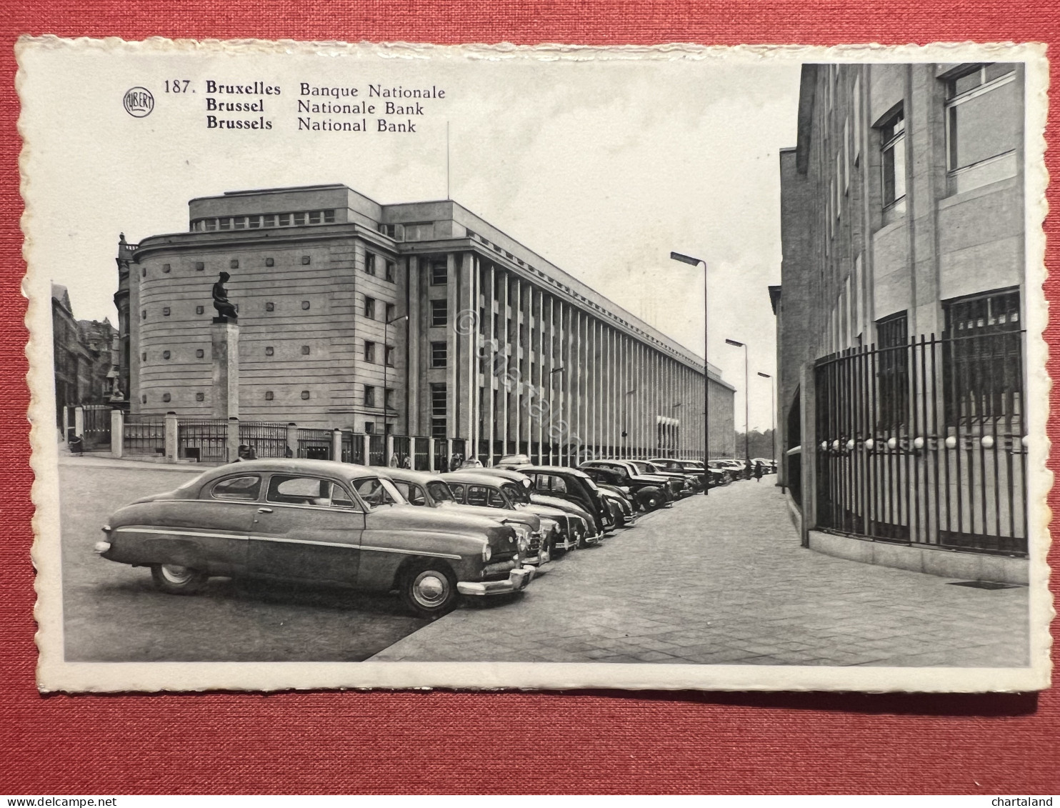 Cartolina - Bruxelles - Banque Nationale - 1950 Ca. - Zonder Classificatie