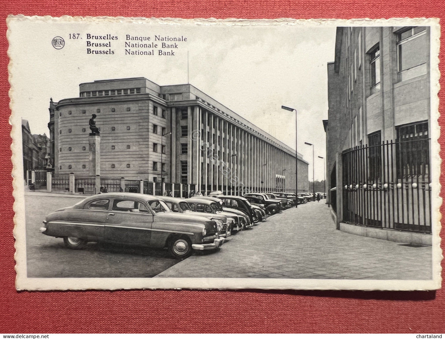 Cartolina - Bruxelles - Banque Nationale - 1950 Ca. - Sin Clasificación