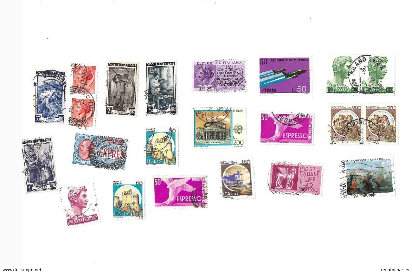 Collection De 85 Timbres  Oblitérés. - Sammlungen