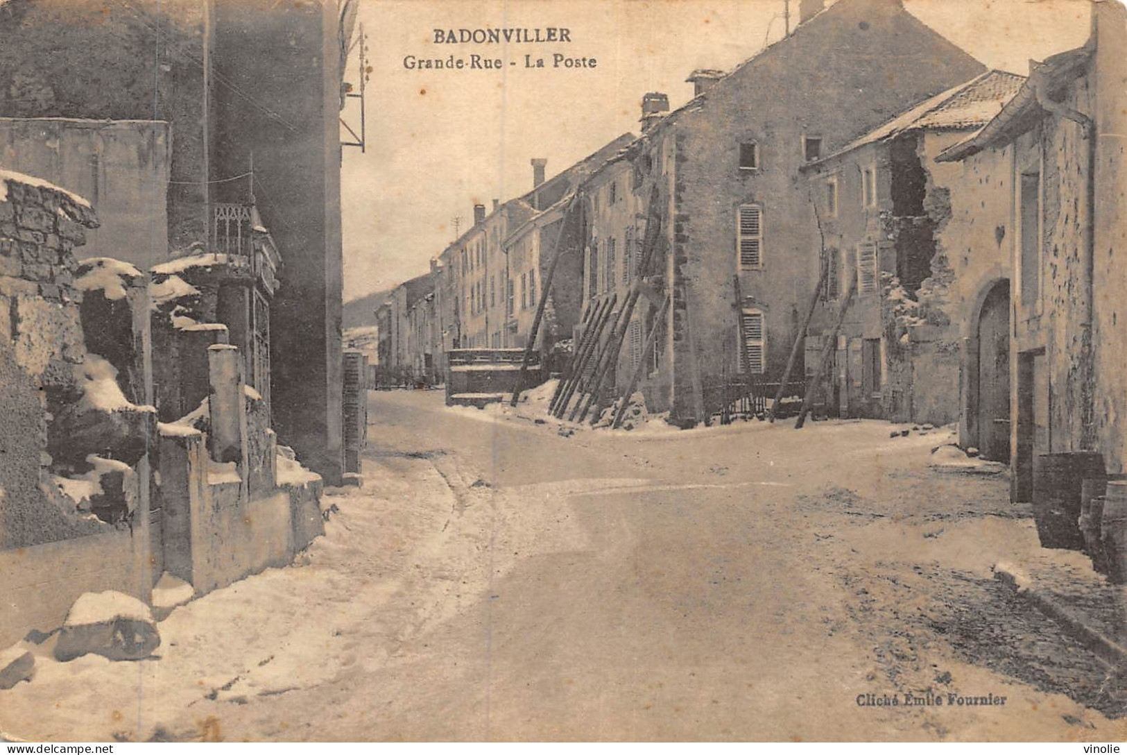 24-5117 : BADONVILLER.  GUERRE DE 1914. RUINES - Sonstige & Ohne Zuordnung