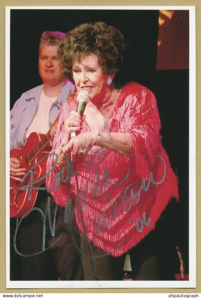 Wanda Jackson - American Singer - Authentic Signed Photo - 2004 - COA - Chanteurs & Musiciens