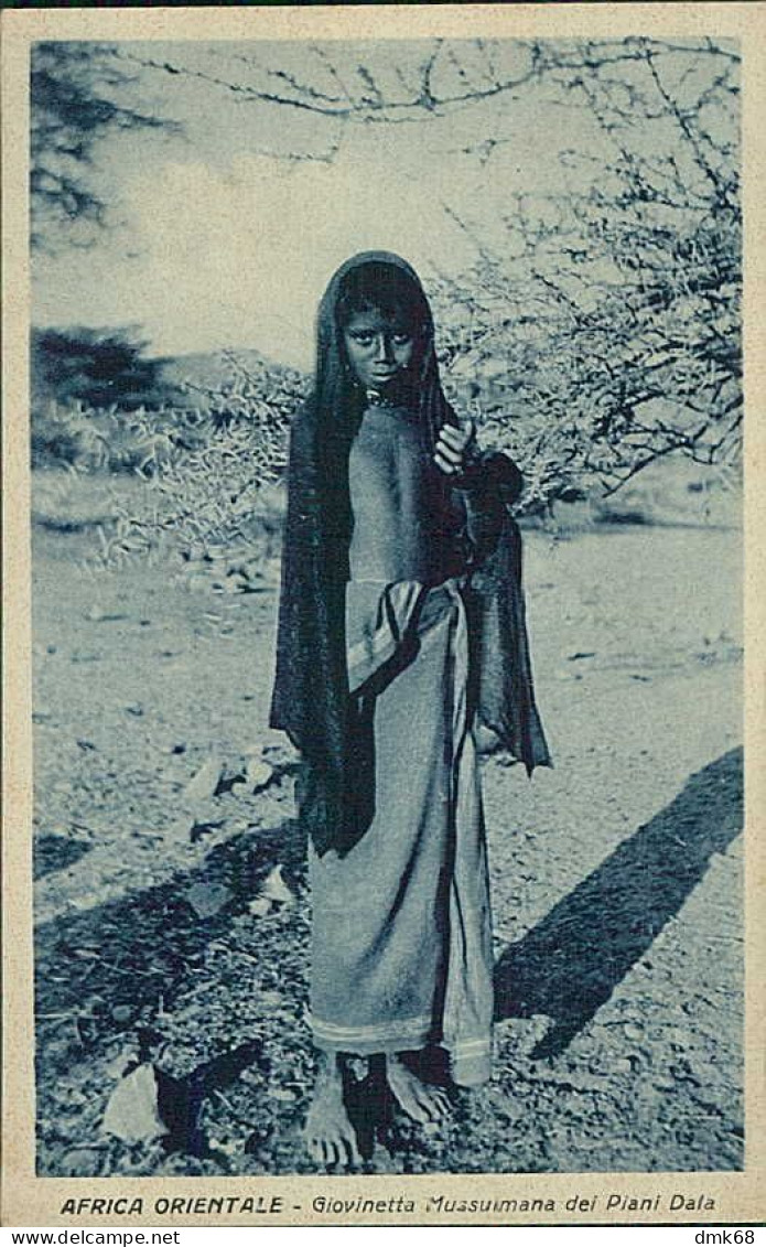 AFRICA - ERITREA - BAMBINA MUSULMANA  / MUSLIM GIRL - ED. BASSI - 1930s (12548) - Eritrea