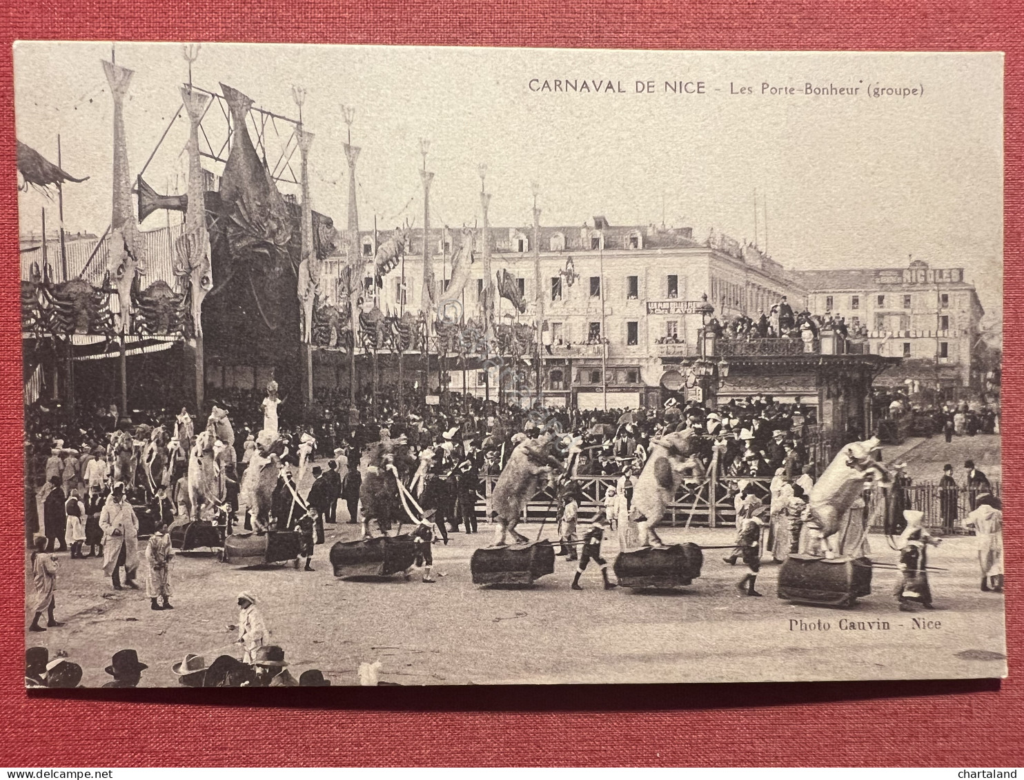 Cartolina - Carnaval De Nice - Les Porte-Bonheur ( Groupe ) - 1910 Ca. - Non Classificati