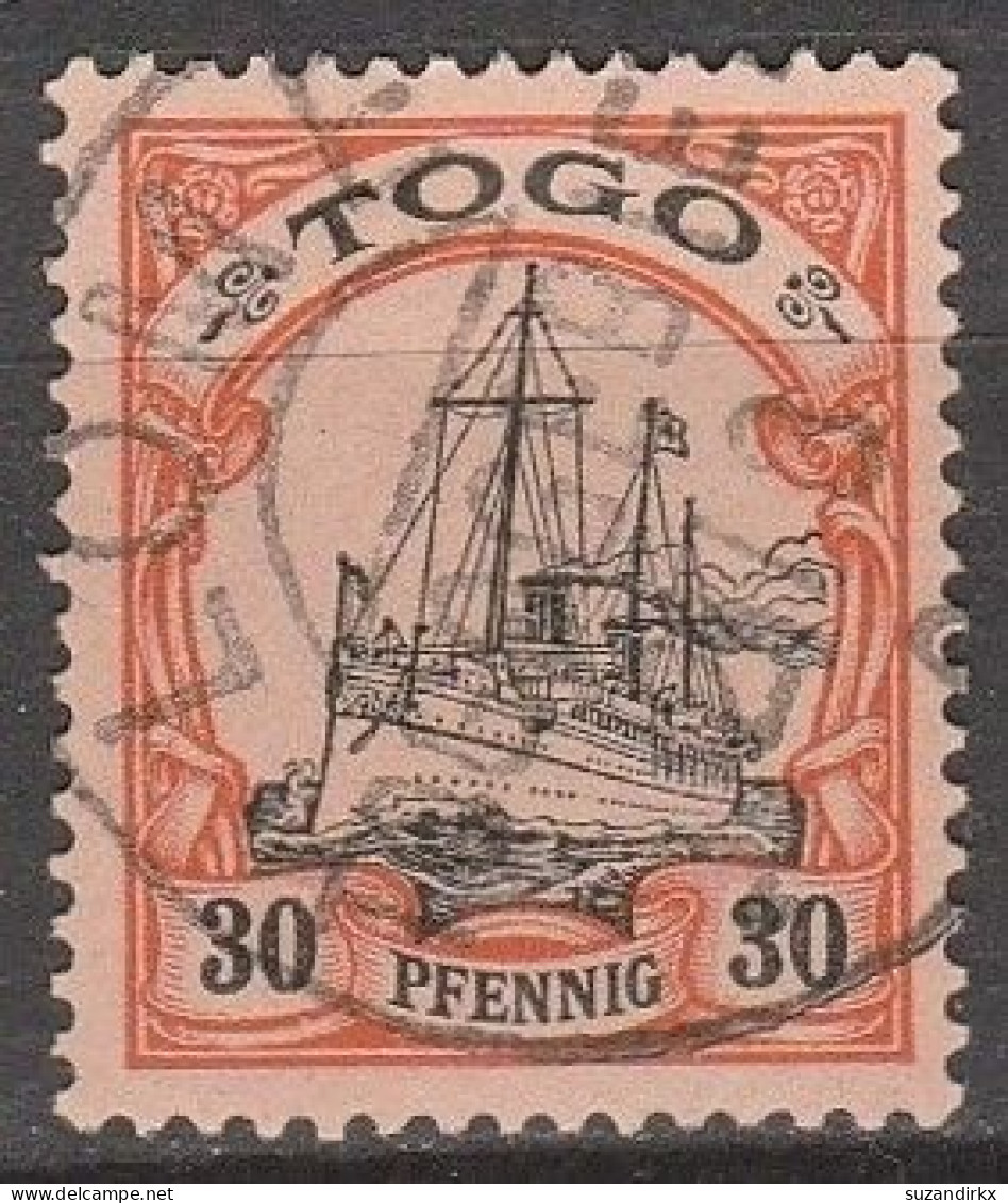 Togo    .    Michel     .     12    .     O     .      Gestempelt - Togo