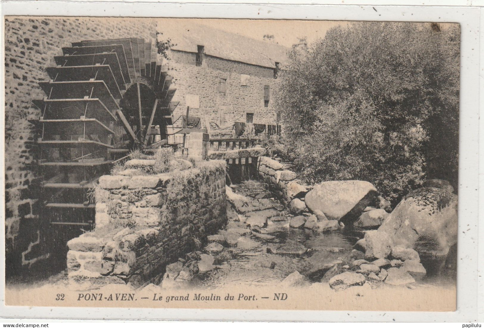 180 DEPT 29 : édit. N D N° 32 : Pont Aven Le Grand Moulin Du Port - Pont Aven