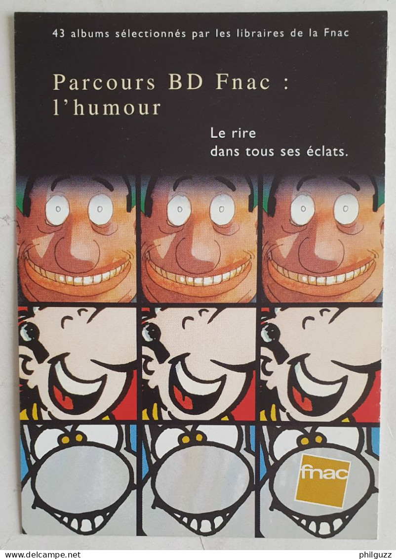 CARTE POSTALE TRONCHET MARGERIN GELUCK PARCOURS BD FNAC 1998 - Cartoline Postali
