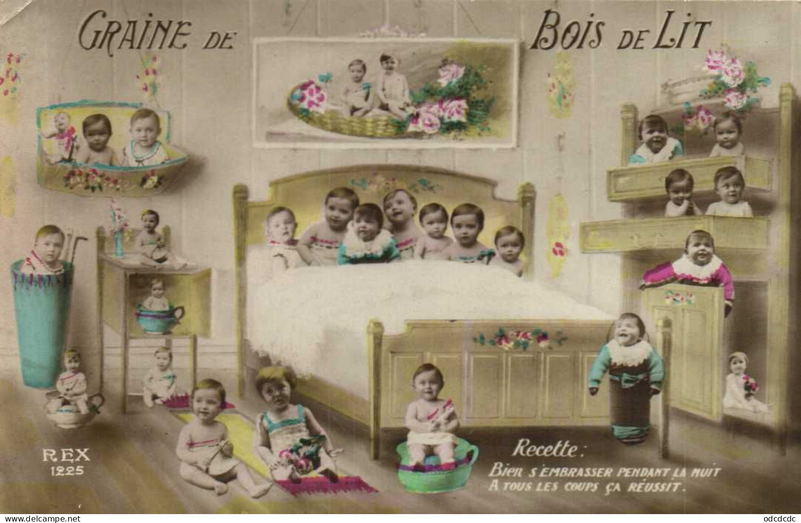 Bébés Multiples GRAINE De BOIS De LIT  Recette Bien S'embrasser Pendant La Nuit A Tous Les Coups Ca Reussit RV - Bebes