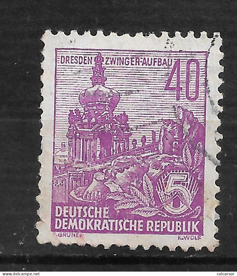 ALLEMAGNE   REPUBLIQUE DÉMOCRATIQUE  N°   320   " PLAN QUINQUENNAL  " - Gebruikt