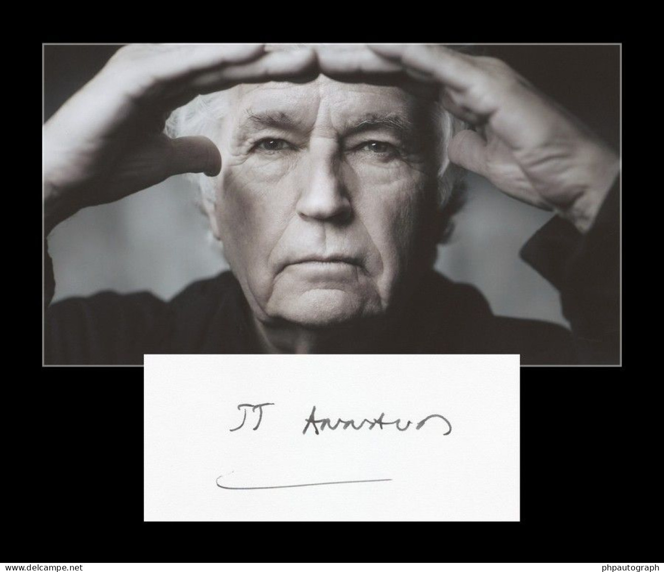 Jean-Jacques Annaud - French Film Director - Signed Card + Photo - 1999 - COA - Acteurs & Toneelspelers