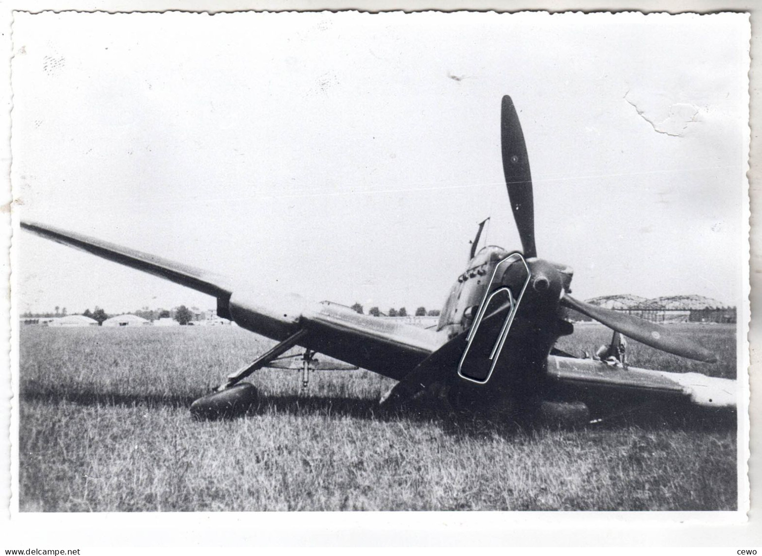 PHOTO  AVION  AVIATION ACCIDENT MORANE SAULNIER MS 406 - Aviation