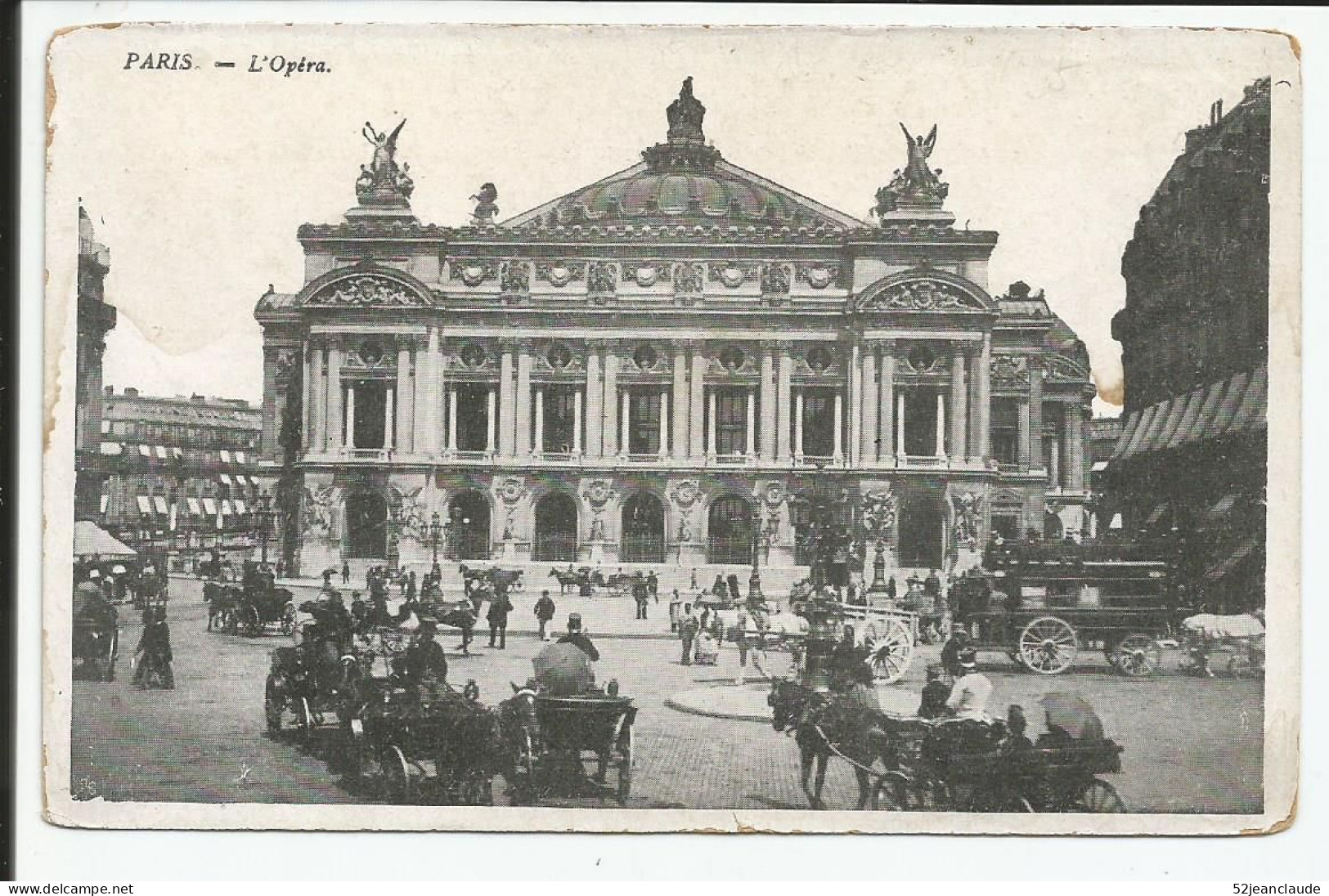 Paris L'Opéra      1930    N° Belle Animation - Distrito: 09