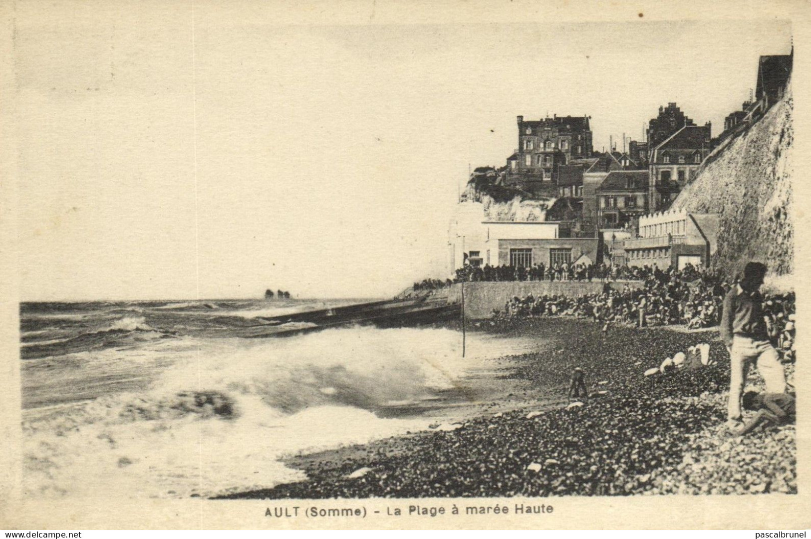 AULT - LA PLAGE A MAREE HAUTE - Ault