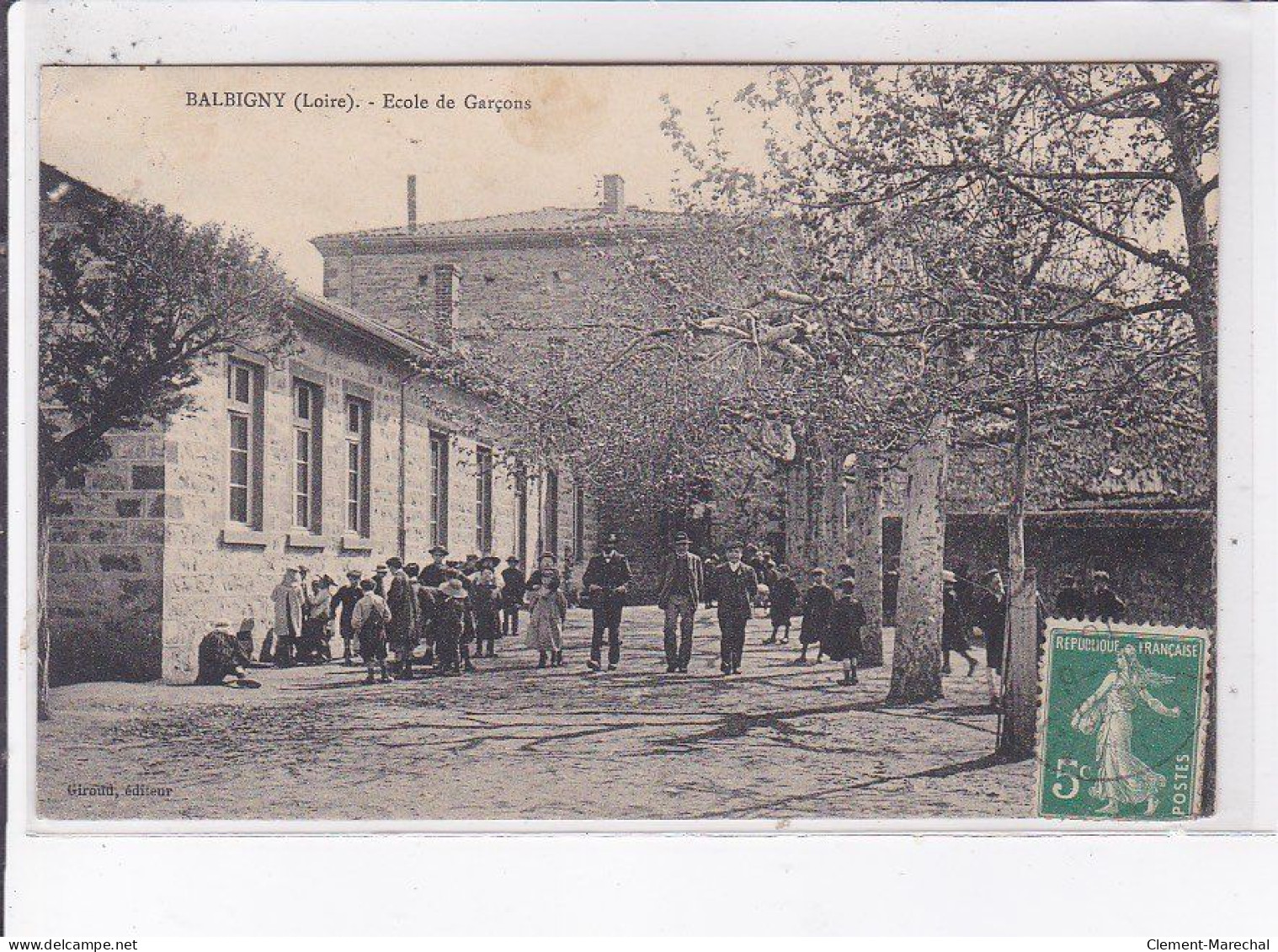 BALBIGNY: école De Garçons - Très Bon état - Autres & Non Classés