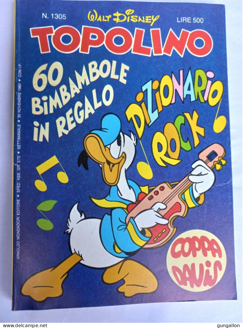 Topolino (Mondadori 1980)  N. 1305 - Disney