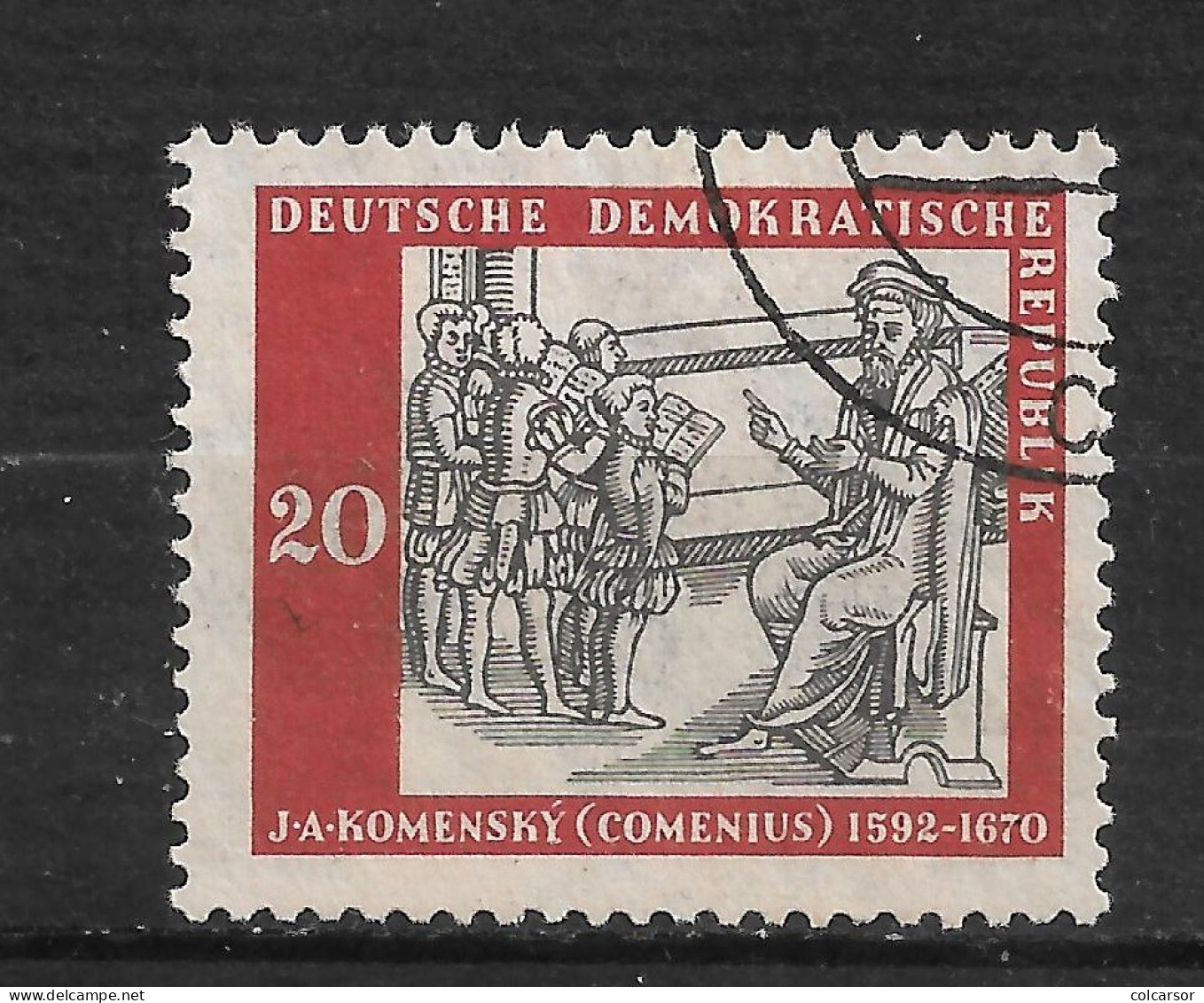 ALLEMAGNE   REPUBLIQUE DÉMOCRATIQUE  N°   364 "  COMENIUS " - Used Stamps