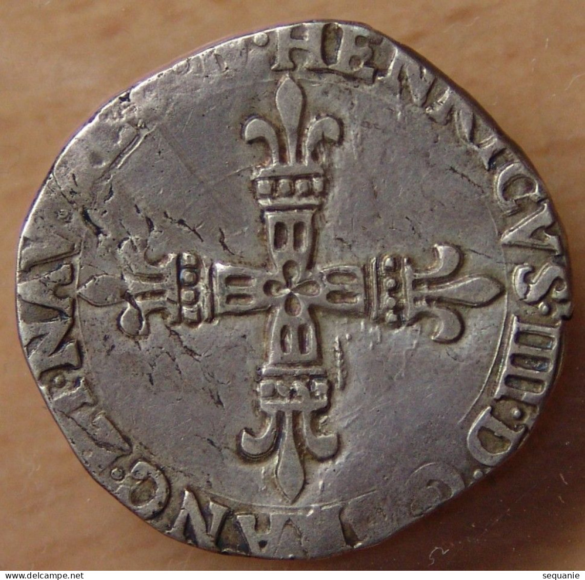 HENRI IV LE GRAND Quart D'écu De Béarn Pau - 1589-1610 Henry IV The Great