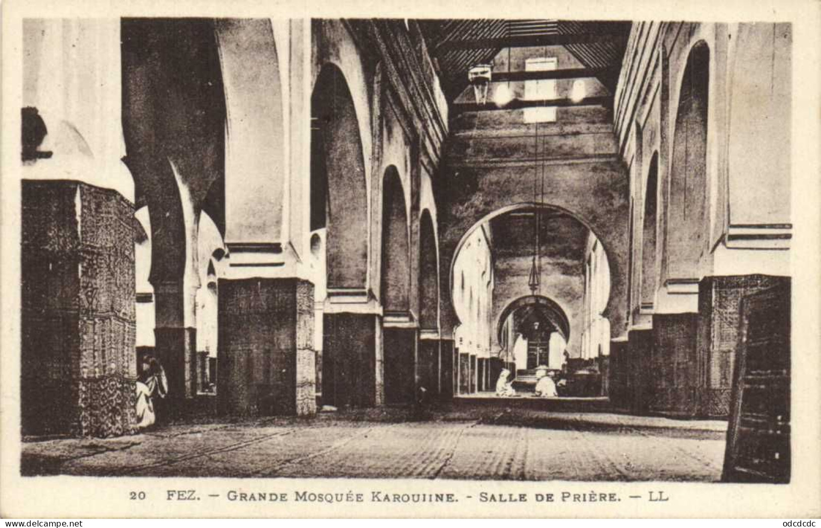 FEZ  Grande Mosquée Karaouine Salle De Prière  RV - Fez (Fès)
