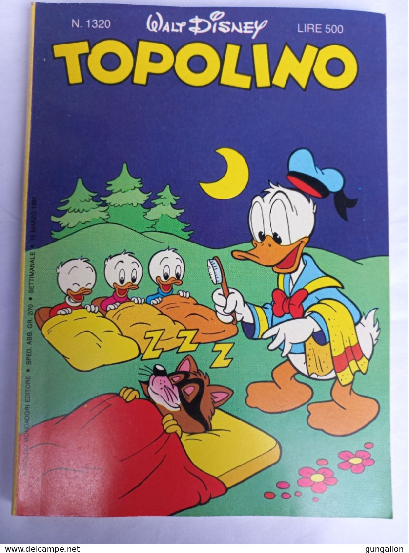 Topolino (Mondadori 1981)  N. 1320 - Disney