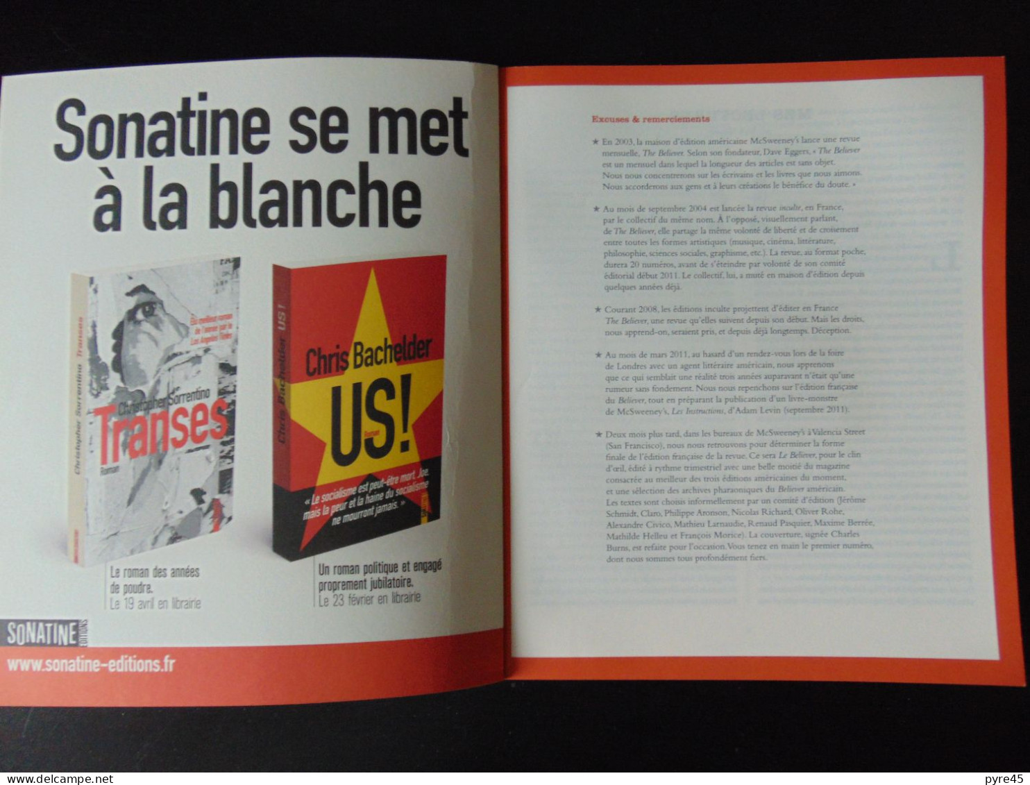 LE BELIEVER N° 1 INCULTE - Algemene Informatie