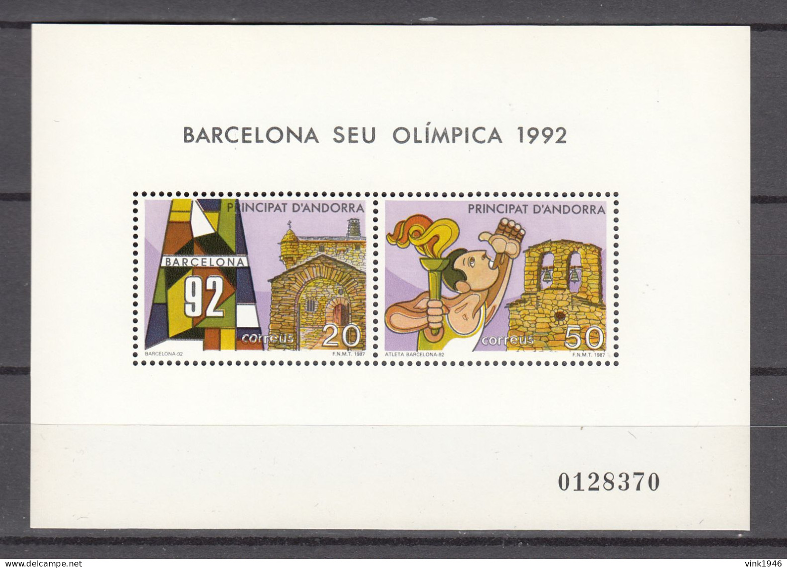 Andorra 1987,2V In Block,olympic Games,MNH/Postfris(L4475)) - Estate 1992: Barcellona