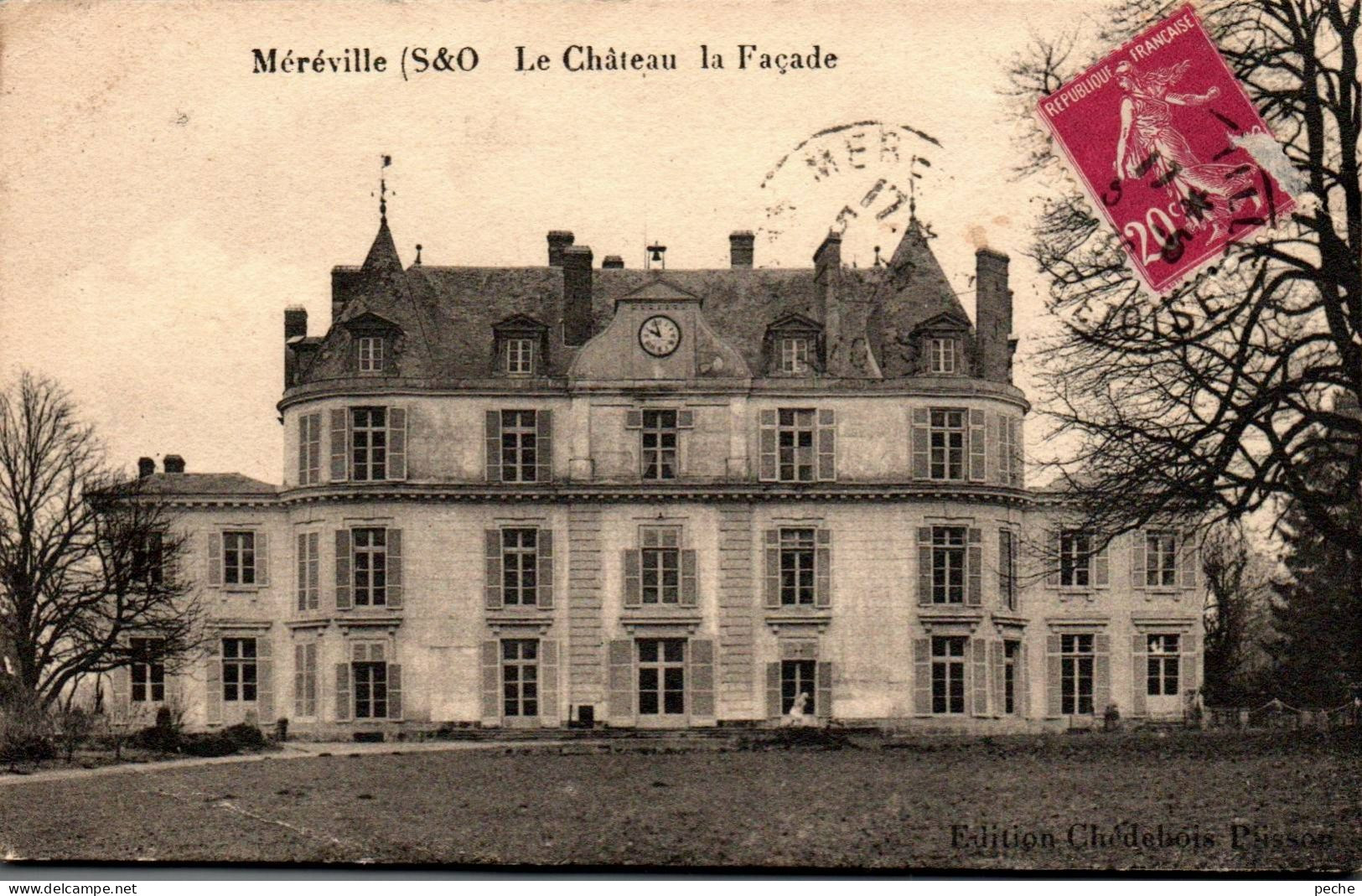 N°1118 W -cpa Méréville -le Château -la Façade- - Mereville