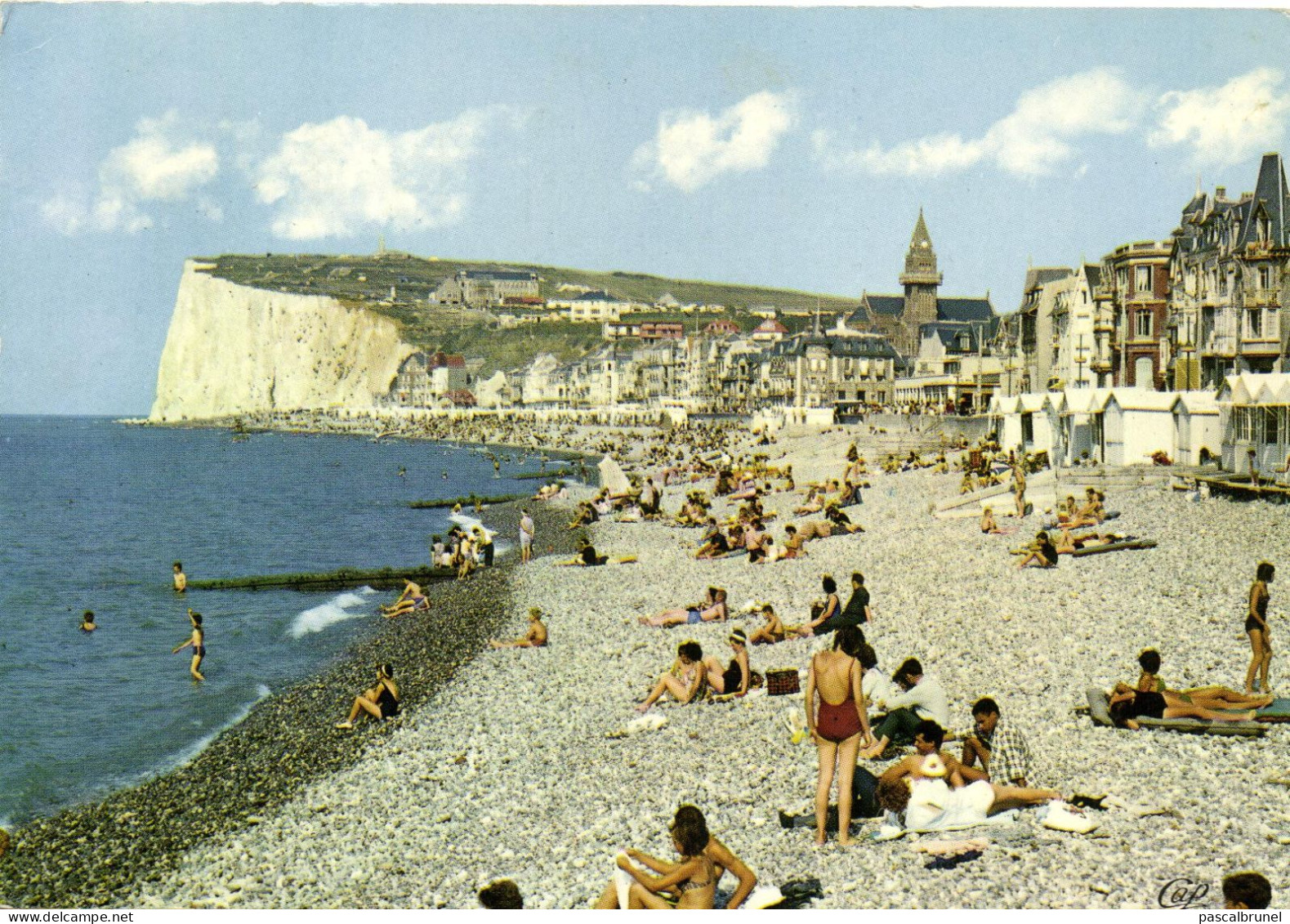 MERS LES BAINS - VUE GENERALE DE LA PLAGE ET DES FALAISES - Mers Les Bains