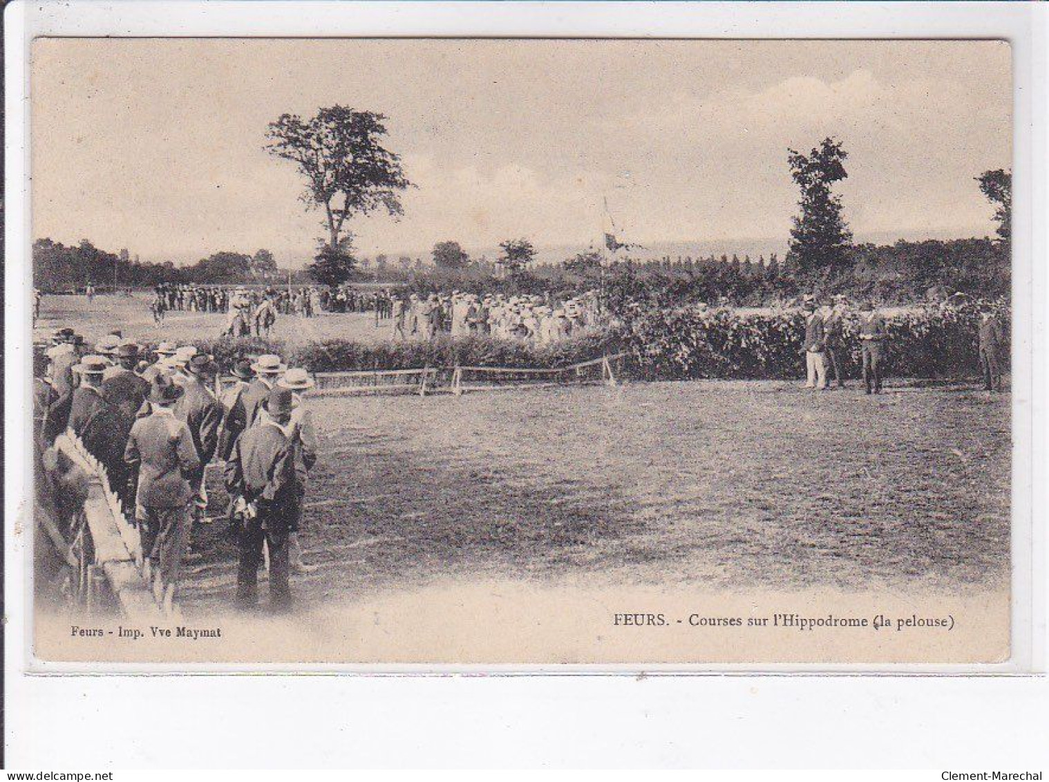 FUERS: Courses Sur L'hippodrome (la Pelouse) - Très Bon état - Feurs