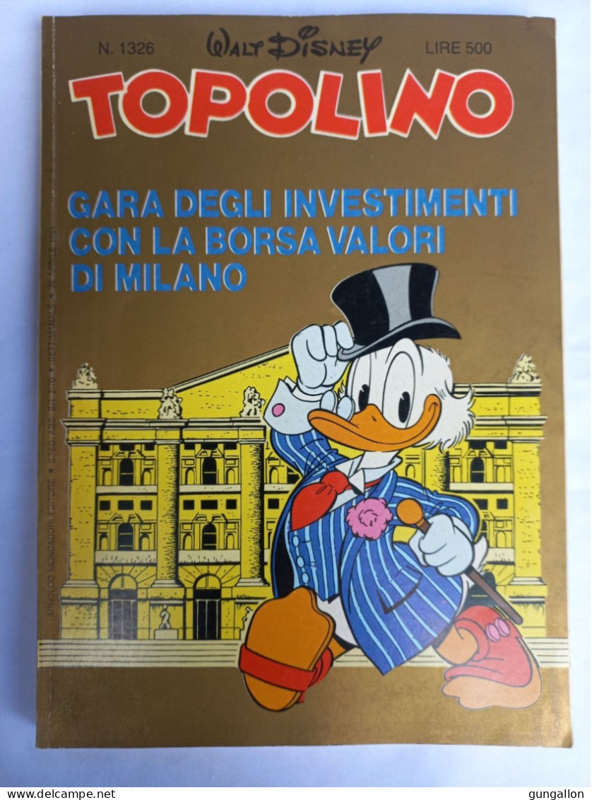 Topolino (Mondadori 1981)  N. 1326 - Disney