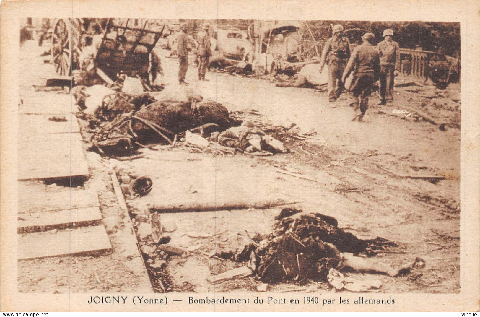 24-5132 : JOIGNY. BOMBARDEMENTS ALLEMANDS DE 1940 - Joigny