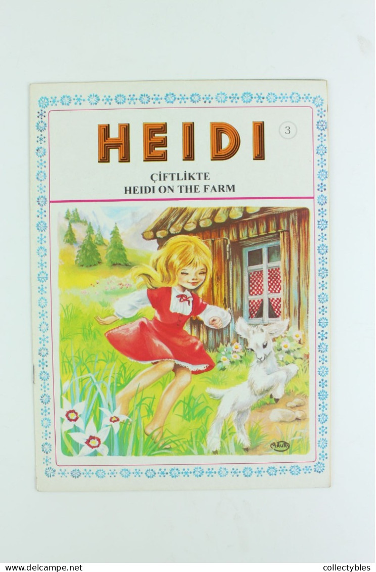 HEIDI Turkish Book Series 1990s COMPLETE SET 1-20 Johanna Spyri FREE SHIPPING