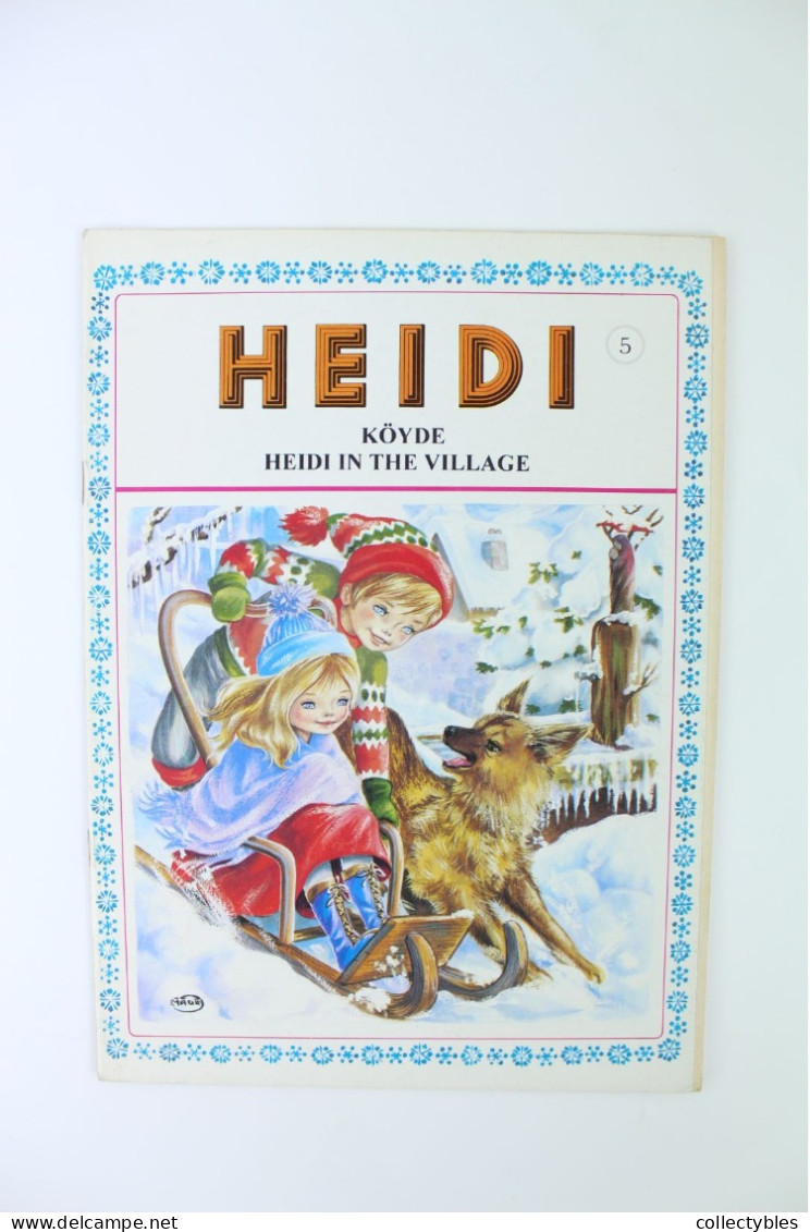 HEIDI Turkish Book Series 1990s COMPLETE SET 1-20 Johanna Spyri FREE SHIPPING