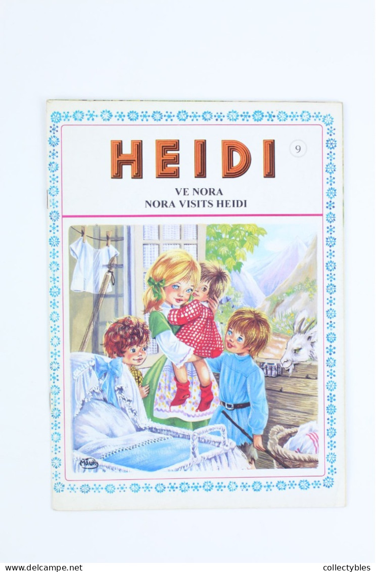 HEIDI Turkish Book Series 1990s COMPLETE SET 1-20 Johanna Spyri FREE SHIPPING