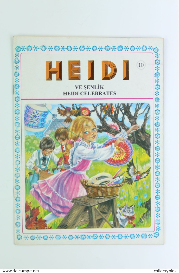 HEIDI Turkish Book Series 1990s COMPLETE SET 1-20 Johanna Spyri FREE SHIPPING