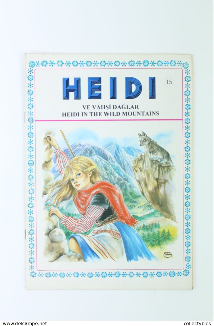 HEIDI Turkish Book Series 1990s COMPLETE SET 1-20 Johanna Spyri FREE SHIPPING