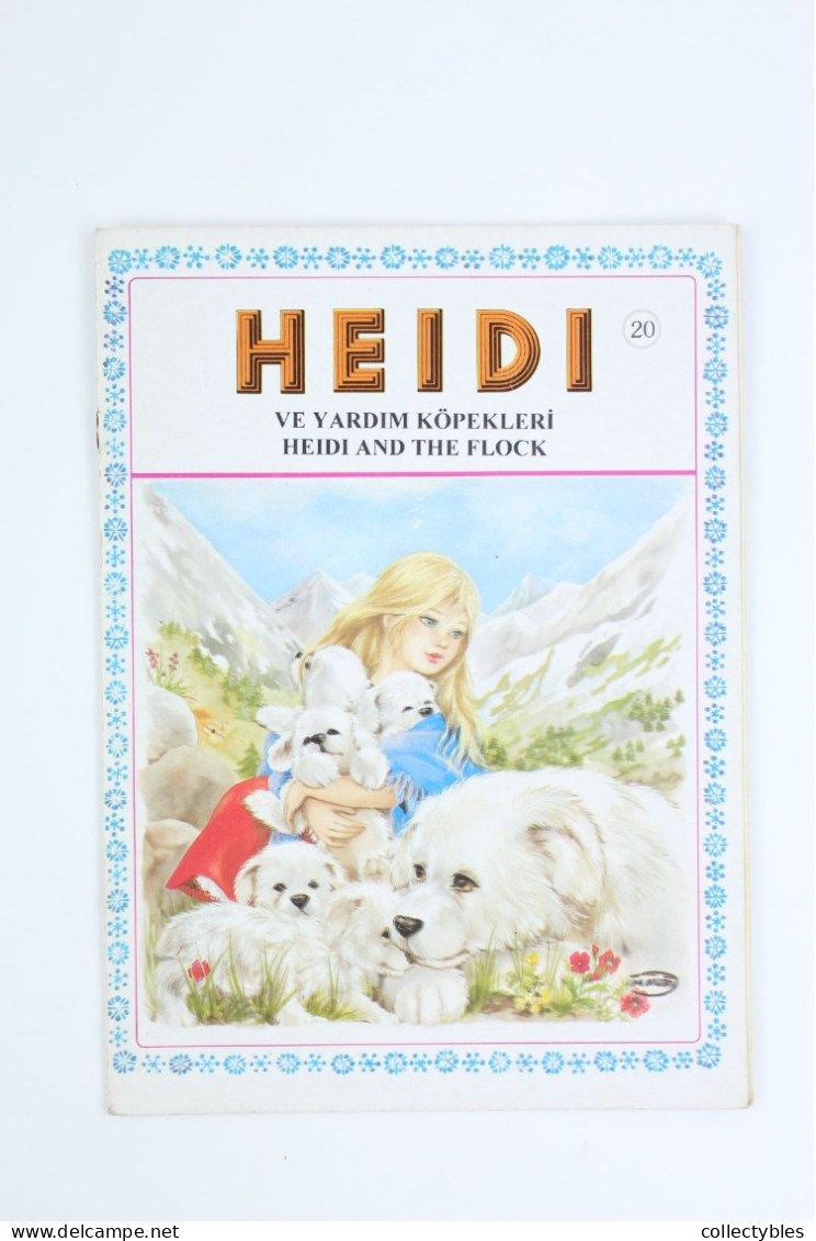 HEIDI Turkish Book Series 1990s COMPLETE SET 1-20 Johanna Spyri FREE SHIPPING