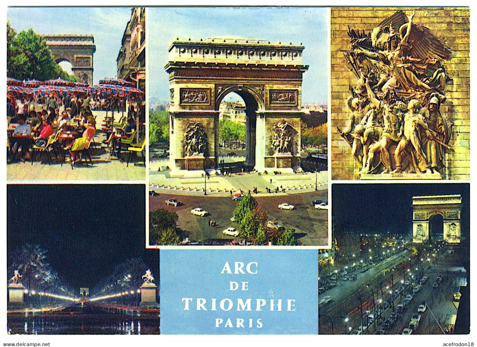 Paris - Arc De Triomphe De L'Etoile - Triumphbogen