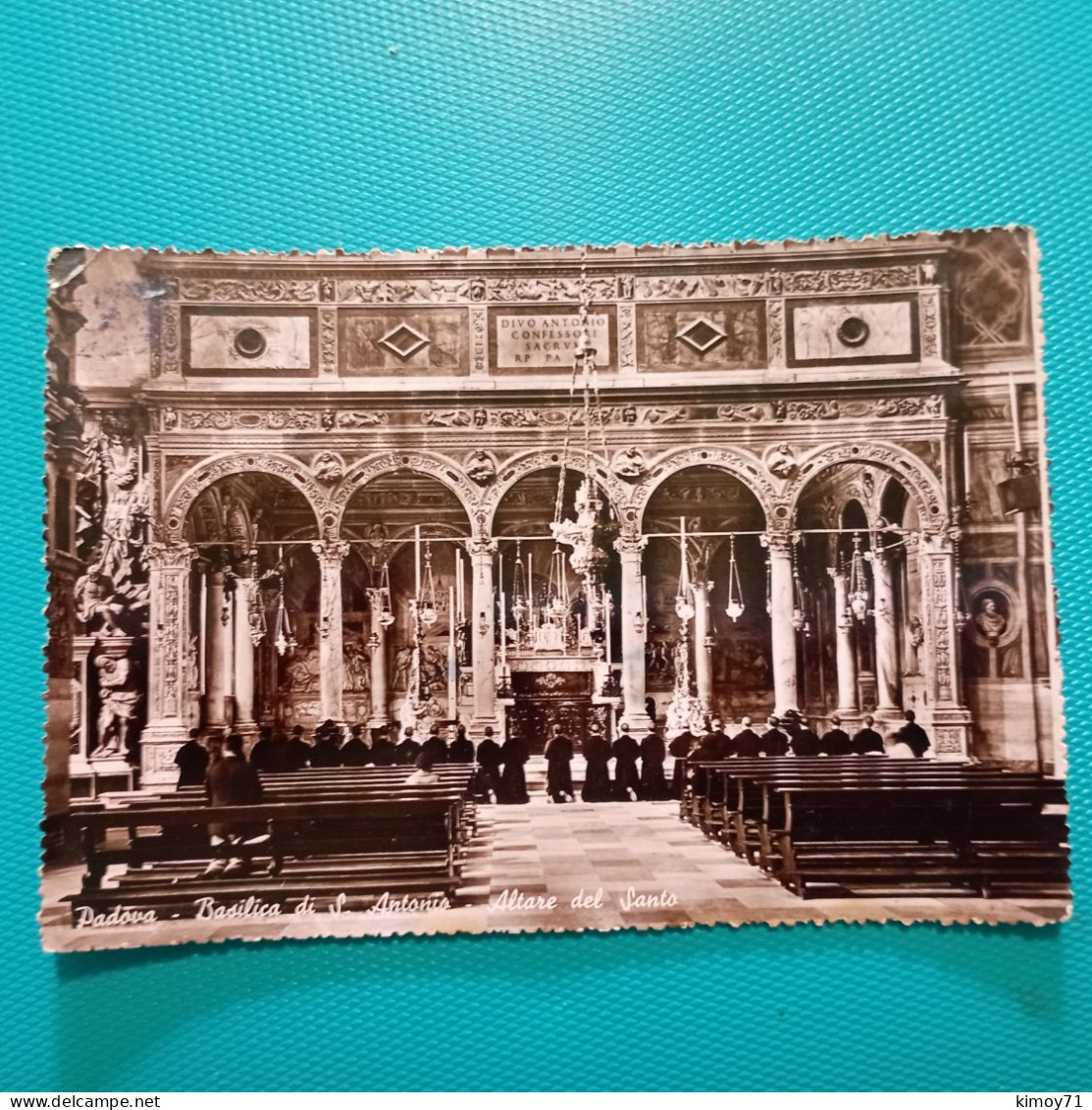 Cartolina Padova - Basilica Di S. Antonio - Altare Del Santo. Viaggiata 1950 - Padova