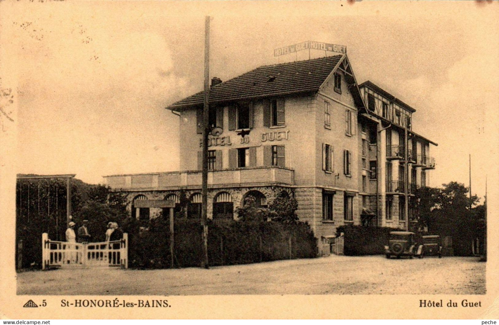 N°1120 W -cpa Saint Honoré Les Bains -hôtel Du Guet- - Saint-Honoré-les-Bains