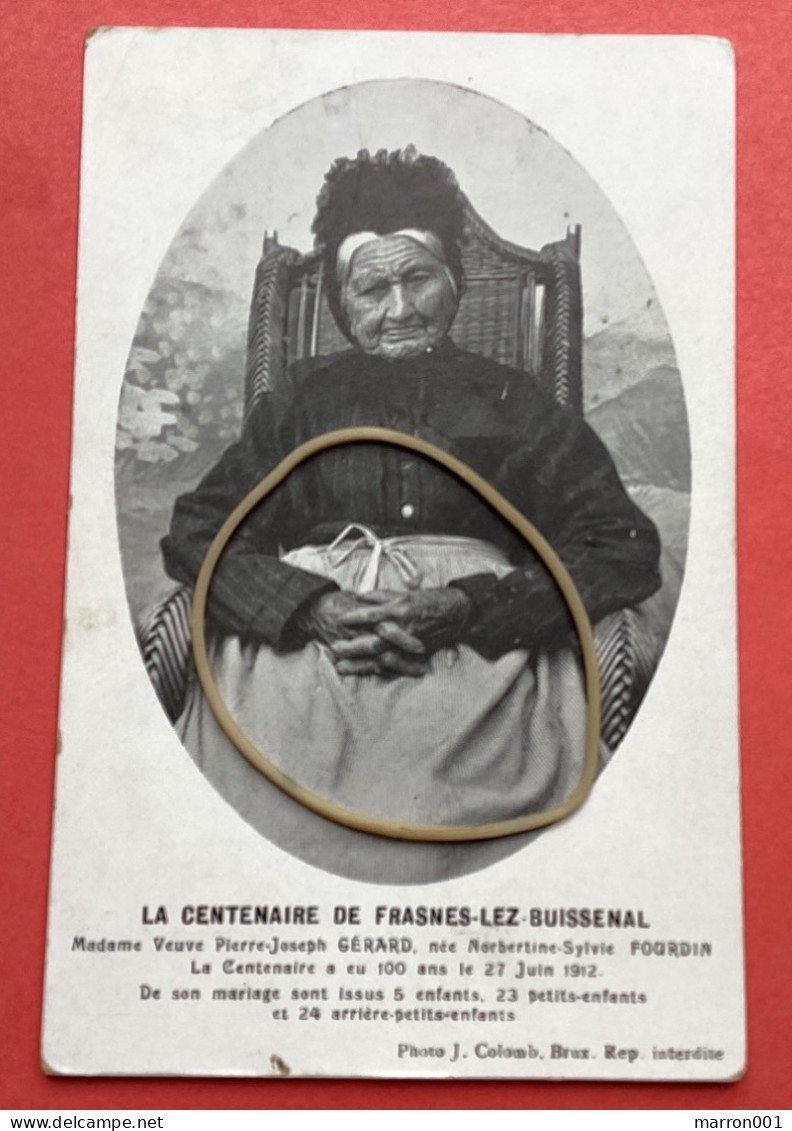 La Centenaire De Frasnes- Lez - Buissenal , Norbertine Fourdin 100 Ans - Frasnes-lez-Anvaing