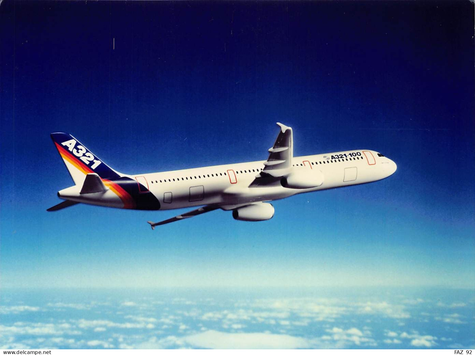 Airbus A321-100 - +/- 180 X 130 Mm. - Photo Presse Originale - Aviation